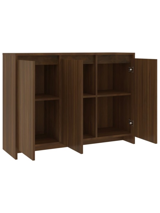 Senkki ruskea tammi 102x33x75 cm tekninen puu