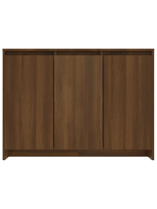 Senkki ruskea tammi 102x33x75 cm tekninen puu