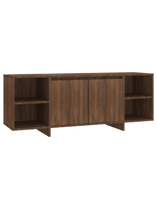 Tv-taso ruskea tammi 130x35x50 cm lastulevy