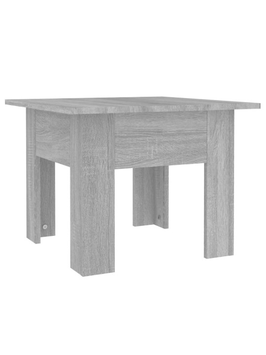 Sohvapöytä harmaa sonoma 55x55x42 cm lastulevy