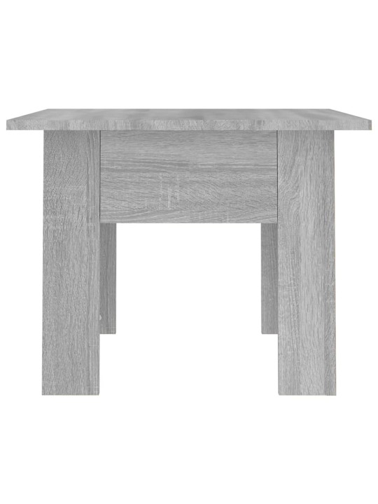 Sohvapöytä harmaa sonoma 55x55x42 cm lastulevy