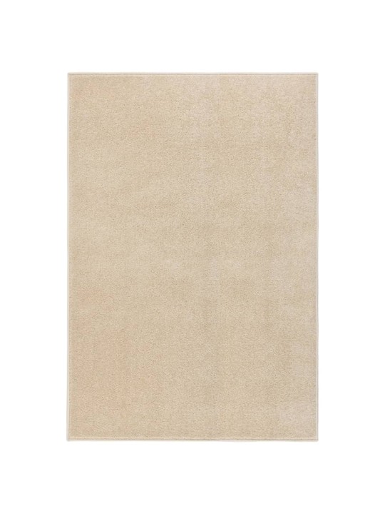 Lyhytnukkainen matto 160x230 cm beige