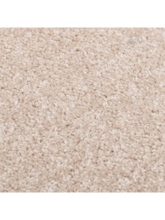 Lyhytnukkainen matto 80x150 cm tumma beige