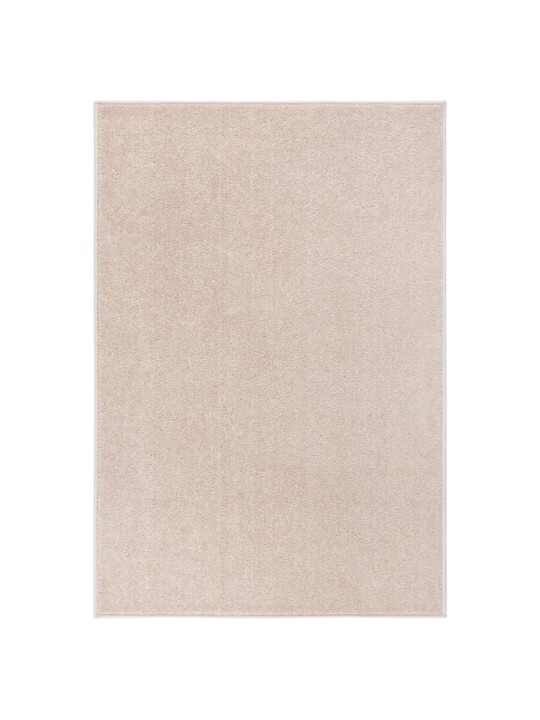 Lyhytnukkainen matto 160x230 cm tumma beige