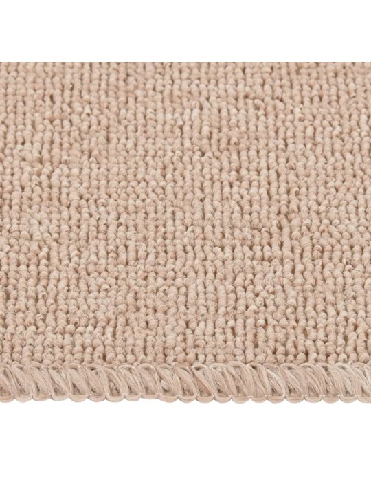 Liukumattomat porrasmatot 15 kpl 60x25 cm beige suorakaide