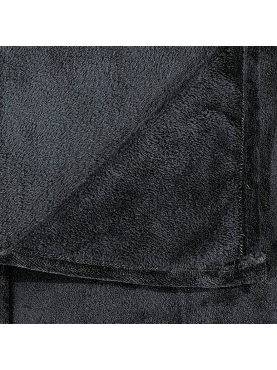 Huopa musta 150x200 cm polyesteri