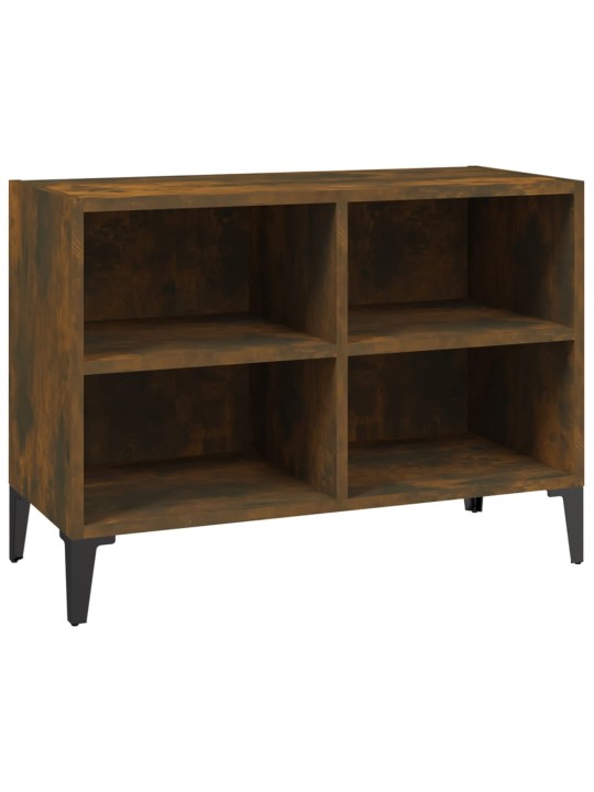 Tv-taso metallijaloilla savutammi 69,5x30x50 cm