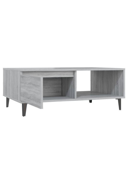 Sohvapöytä harmaa sonoma 90x60x35 cm tekninen puu