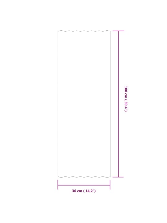 Kattopaneeli 12 kpl jauhemaalattu teräs vihreä 100x36 cm