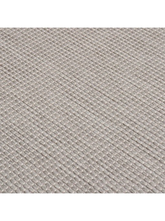 Ulkomatto Flatweave 80x150 cm harmaanruskea