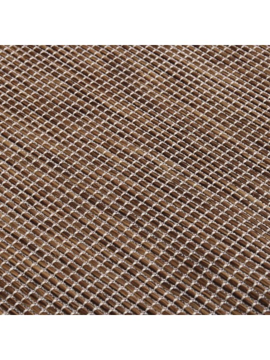 Ulkomatto Flatweave 160x230 cm ruskea