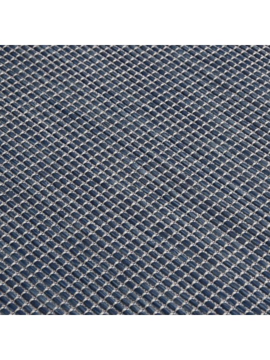 Ulkomatto Flatweave 140x200 cm sininen