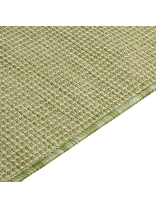 Ulkomatto Flatweave 80x150 cm vihreä