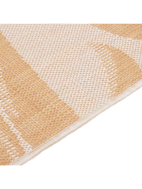 Ulkomatto Flatweave 80x150 cm lehtikuvio