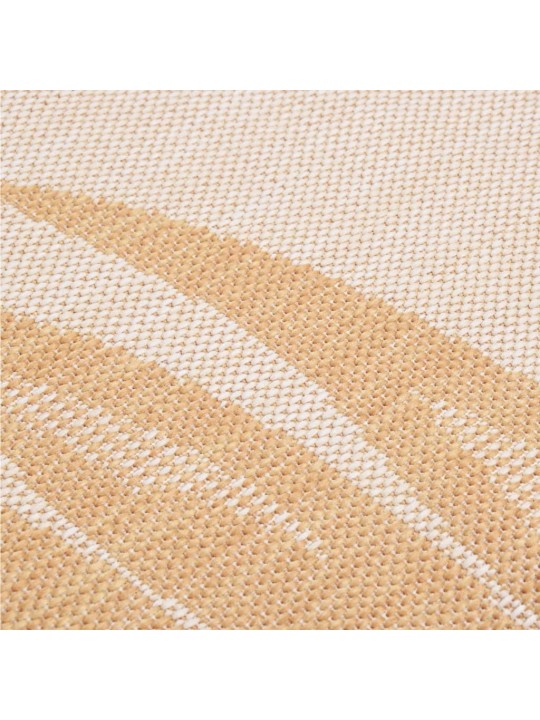 Ulkomatto Flatweave 140x200 cm lehtikuvio