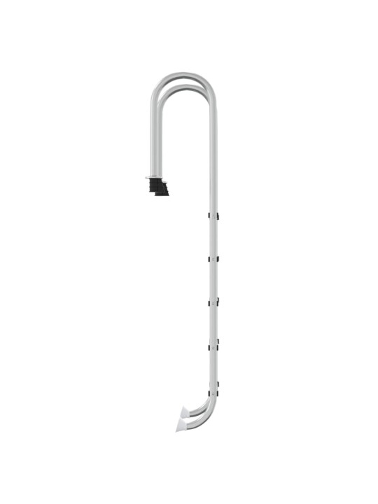 Uima-allastikkaat 54x38x211 cm 304 ruostumaton teräs