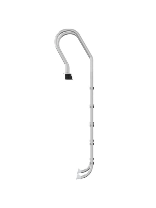 Uima-allastikkaat 54x38x211 cm 304 ruostumaton teräs