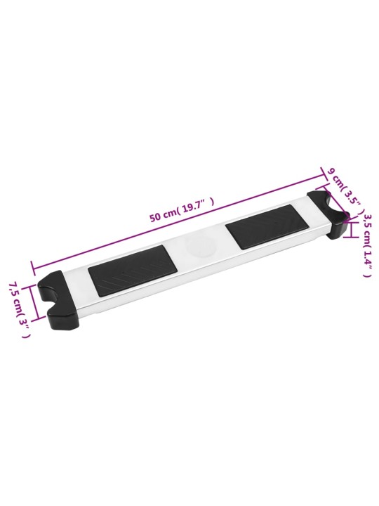 Uima-allastikkaiden askelma 50x9x3,5 cm 304 ruostumaton teräs