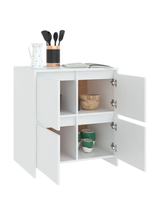 Senkit 2 kpl valkoinen 70x41x75 cm tekninen puu