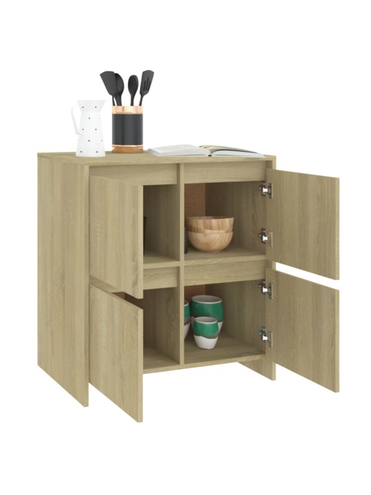 Senkit 2 kpl Sonoma-tammi 70x41x75 cm lastulevy