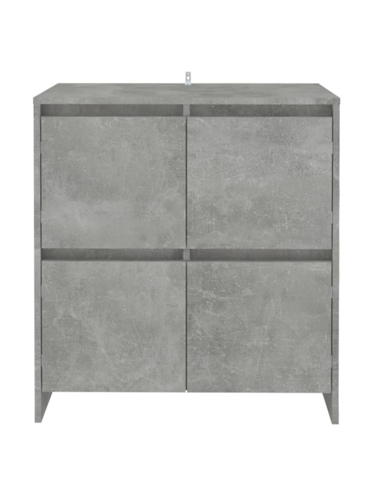 Senkit 2 kpl betoninharmaa 70x41x75 cm lastulevy