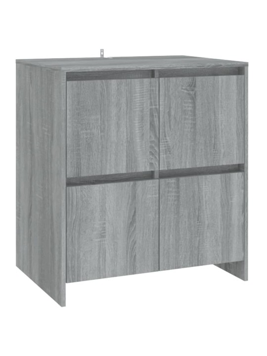 Senkit 2 kpl harmaa sonoma 70x41x75 cm tekninen puu