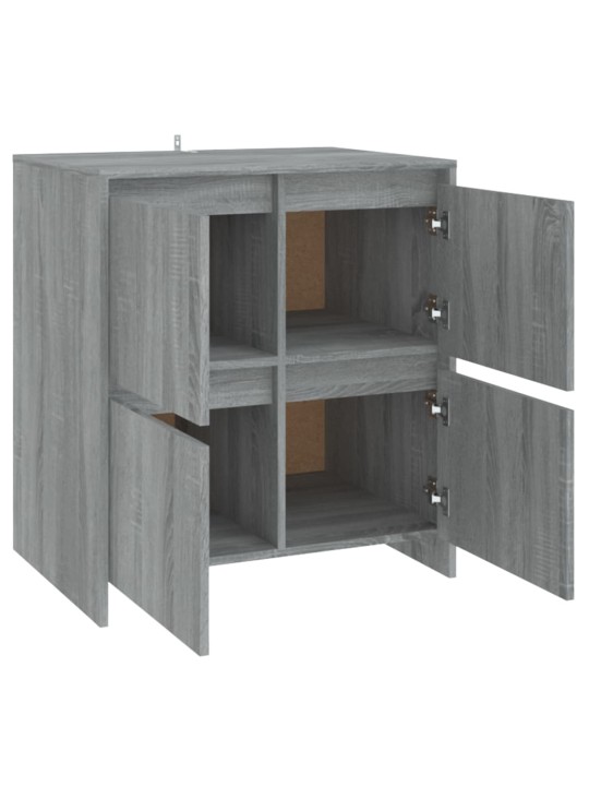 Senkit 2 kpl harmaa sonoma 70x41x75 cm tekninen puu