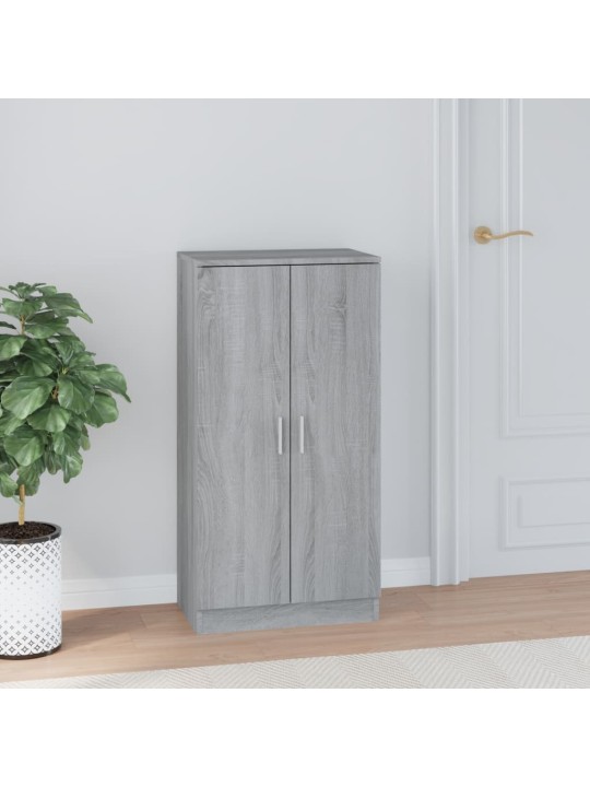Kenkäkaappi harmaa sonoma 55x35x108 cm tekninen puu