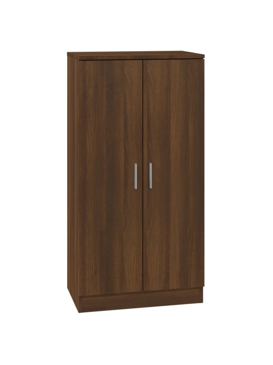 Kenkäkaappi ruskea tammi 55x35x108 cm tekninen puu