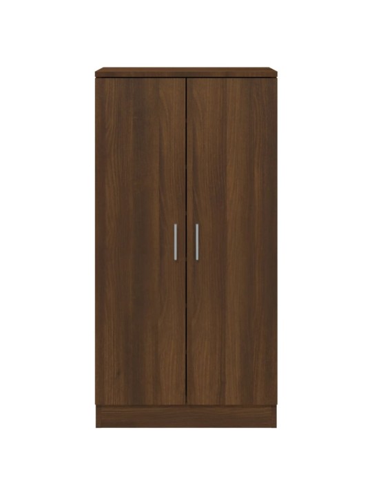 Kenkäkaappi ruskea tammi 55x35x108 cm tekninen puu