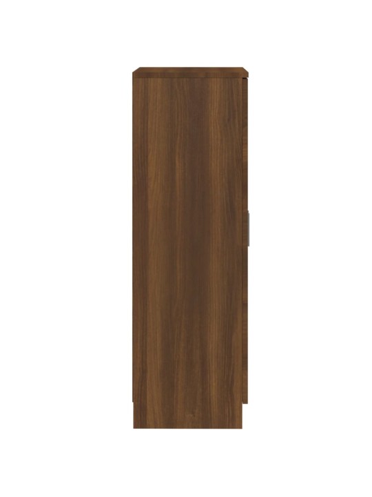 Kenkäkaappi ruskea tammi 55x35x108 cm tekninen puu