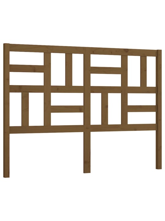 Sängynpääty hunajanruskea 141x4x104 cm täysi mänty