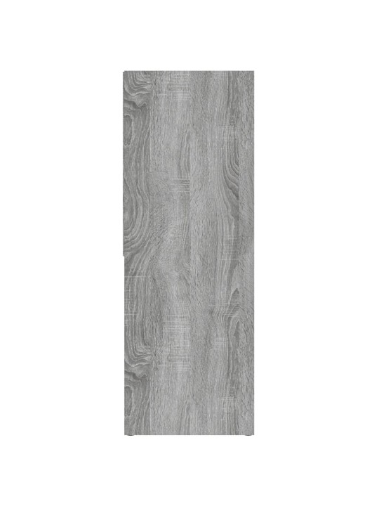 Kirjahylly harmaa Sonoma 67x24x161 cm tekninen puu