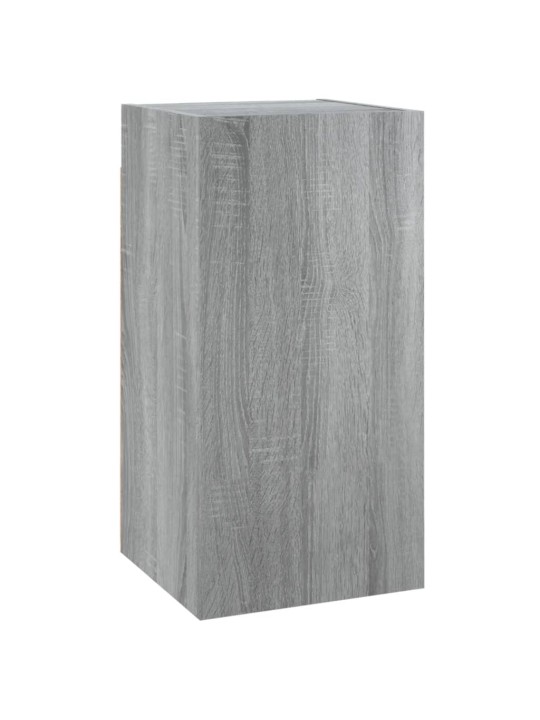 TV-tasot 2 kpl harmaa Sonoma 30,5x30x60 cm lastulevy