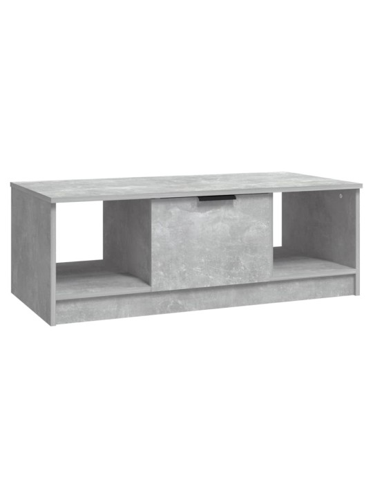 Sohvapöytä betoninharmaa 102x50x36 cm tekninen puu