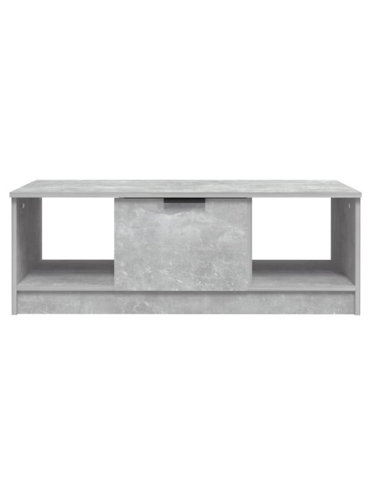 Sohvapöytä betoninharmaa 102x50x36 cm tekninen puu