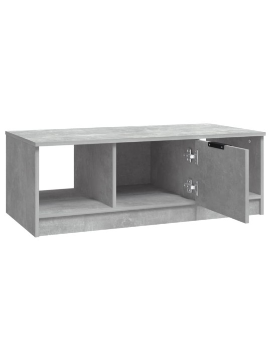 Sohvapöytä betoninharmaa 102x50x36 cm tekninen puu