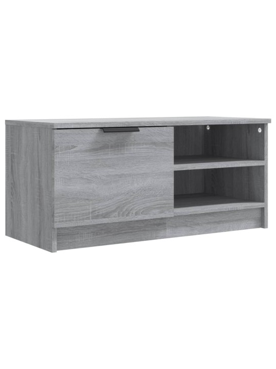 TV-tasot 2 kpl harmaa Sonoma 80x35x36,5 cm lastulevy