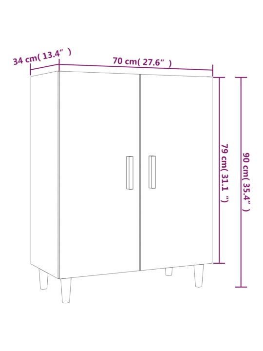 Senkki savutammi 70x34x90 cm tekninen puu