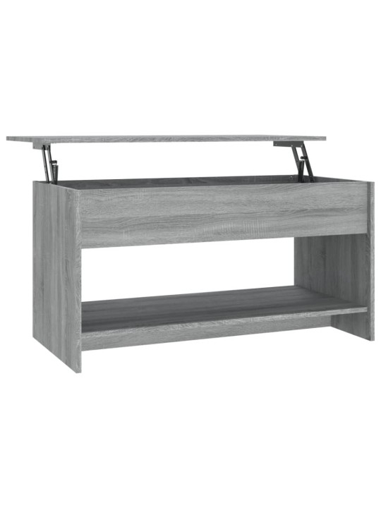 Sohvapöytä harmaa sonoma 102x50x52,5 cm tekninen puu