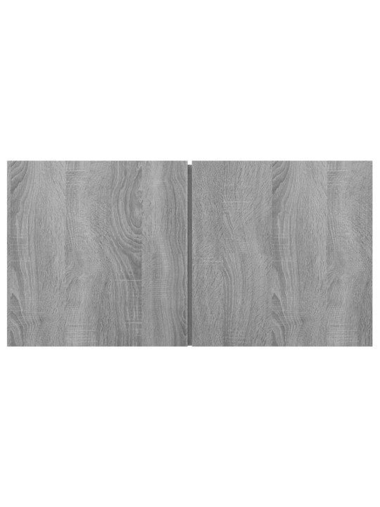 Riippuva tv-kaappi harmaa sonoma 2 kpl 60x30x30 cm tekninen puu