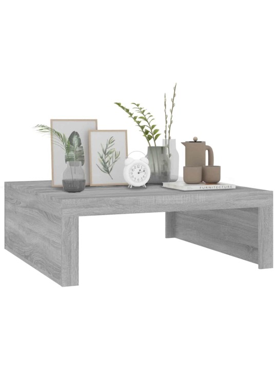 Sohvapöytä harmaa sonoma 100x100x35 cm tekninen puu