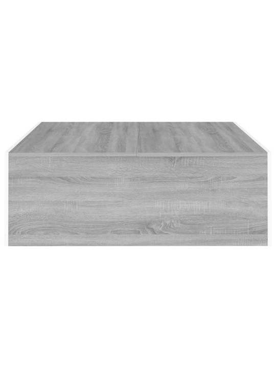 Sohvapöytä harmaa sonoma 100x100x35 cm tekninen puu