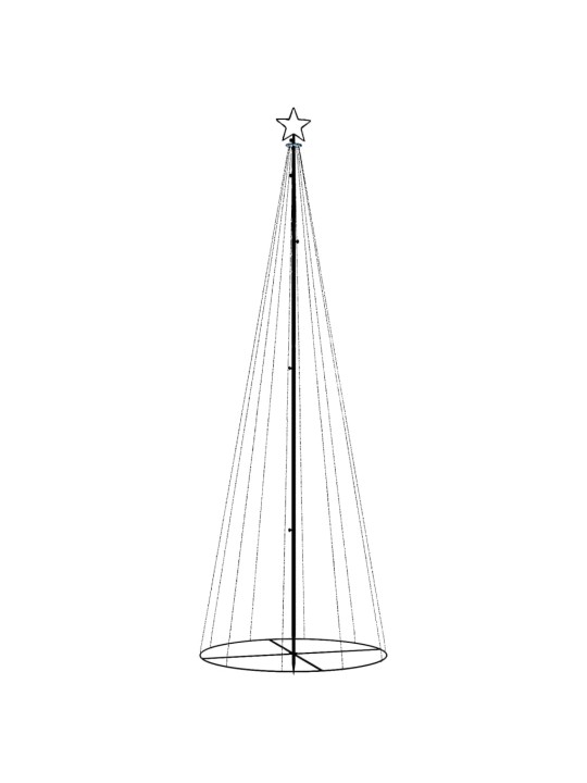 Kartio joulukuusi 310 kylmän valkoista LED-valoa 100x300 cm