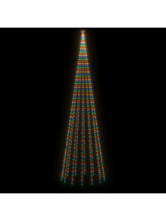 Joulukuusi piikillä 1134 moniväristä LED-valoa 800 cm