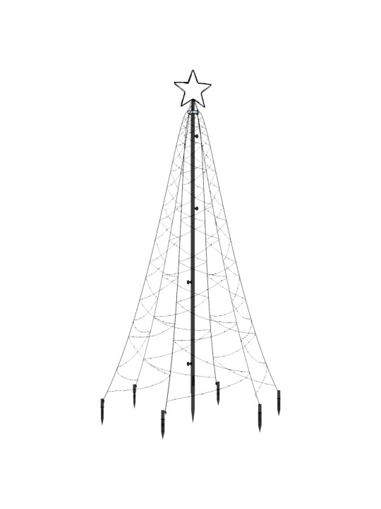 Joulukuusi piikillä 200 sinistä led-valoa 180 cm