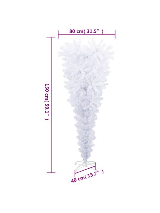 Tekokuusi ylösalainen jalustalla valkoinen 150 cm