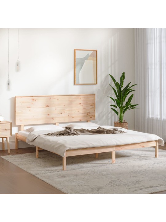Sängynrunko ilman patjaa 160x200 cm täysi mänty