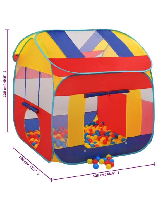 Leikkiteltta 550 pallolla 123x120x126 cm