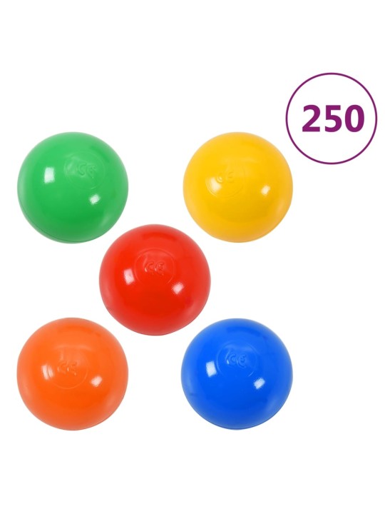 Lasten leikkiteltta 250 pallolla pinkki 102x102x82 cm